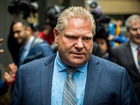 Incoming Ontario premier Doug Ford.