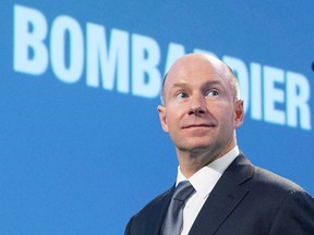 Bombardier CEO Alain Bellemare. The company's challenge is to erase losses and generate US$1.5 billion in revenues by 2020.