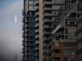 The CN Tower behind condos in Toronto's Liberty Village community. Unlike owner-occupied housing, our understanding of rental housing is inadequate.