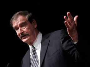 Former Mexican president Vicente Fox says Canada needs to stand up to U.S. President Donald Trump’s bullying behaviour.