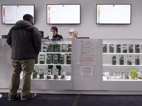 A cannabis dispensary in British Columbia.