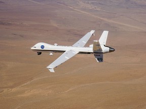 The DAA system installed on Ikhana, a NASA-owned Predator® B/MQ-9 Unmanned Aircraft System (UAS), enabled the UAS to meet the FAA's 14 CFR 91.113(b) requirement to "see and avoid" other aircraft during today's flight.