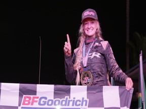 Kristen Matlock becomes first woman to win overall Utility Terrain Vehicle (UTV) NA Class helping Polaris RZR Factory Racing claim two podium sweeps in Pro UTV Forced Induction and Pro UTV NA Classes at the 50th BFGoodrich Tires SCORE Baja 500.