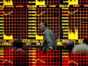 Chinese stocks have entered a bear market, with the benchmark Shanghai Composite Index falling more than 20 per cent from its January high.