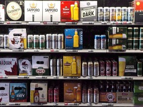 Beer products are on display at a Toronto beer store on Thursday, April 16, 2015. Your beer is about to undergo a government makeover. Federal officials are proposing changes to national beer standards that would widen the number of ingredients permitted in a pint and force brewers to list every ingredient on a can or bottle.THE CANADIAN PRESS/Chris Young