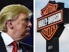 U.S. President Donald Trump is in a Twitter battle with the iconic motorcycle maker Harley-Davidson over tariffs.