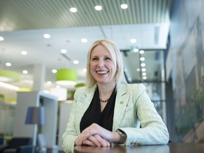 Jennifer Auld, TD Bank district vice president for Ottawa West and Valley, is photographed in an Ottawa branch on Wednesday, June 20, 2018.
