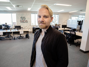 Jordan Dutchak is executive director of Co.Labs, a tech hub located at Innovation Place in Saskatoon.