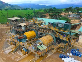 Core Gold’s Portovelo Processing Plant. Currently the largest in Ecuador.