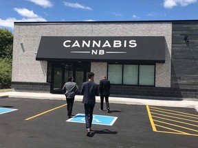 Cannabis industry officials got a preview tour of the cannabis store, Cannabis NB, to be operated by a subsidiary of the provincial liquor authority in Saint John, New Brunswick.