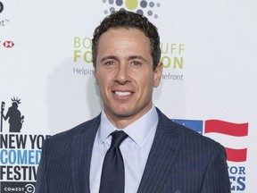 FILE - In this Nov. 10, 2015 file photo, Chris Cuomo arrives at the 9th Annual Stand Up For Heroes in New York. Cuomo envisions his new CNN prime-time show as a haven for independent thinkers who want their preconceptions tested. His challenge is finding enough people who want that from a cable news network. His show debuts Monday, June 4, 2018  in direct competition with two of the biggest names in cable news: Sean Hannity of Fox News Channel and Rachel Maddow of MSNBC.