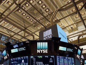 FILE- This Jan. 4, 2018, file photo shows the interior of the New York Stock Exchange. The U.S. stock market opens at 9:30 a.m. EDT on Friday, June 22.