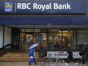 Royal Bank of Canada said on Wednesday it plans to reduce the total square footage of its branch network by at least 20 per cent over the next five years, responding to clients doing more of their banking online.