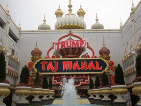 This Sept. 22, 2011 photo shows the Trump Taj Mahal casino in Atlantic City NJ. The casino that was built by now-President Trump in 1990 has been converted into a Hard Rock casino that will open on Thursday, June 28, 2018.