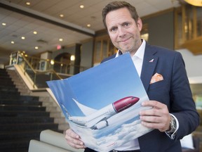 Norwegian Airlines chief commercial officer Thomas Ramdahl is seen Tuesday, June 19, 2018 in Montreal. One of the world's fastest-growing airlines is spreading its wings to Canada this fall as Norwegian Air Shuttle ASA enters the country's increasingly crowded travel market.