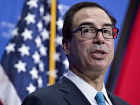 Treasury Secretary Steven Mnuchin, who told reporters on Wednesday that moves to strengthen CFIUS aren't intended to single out Beijing.