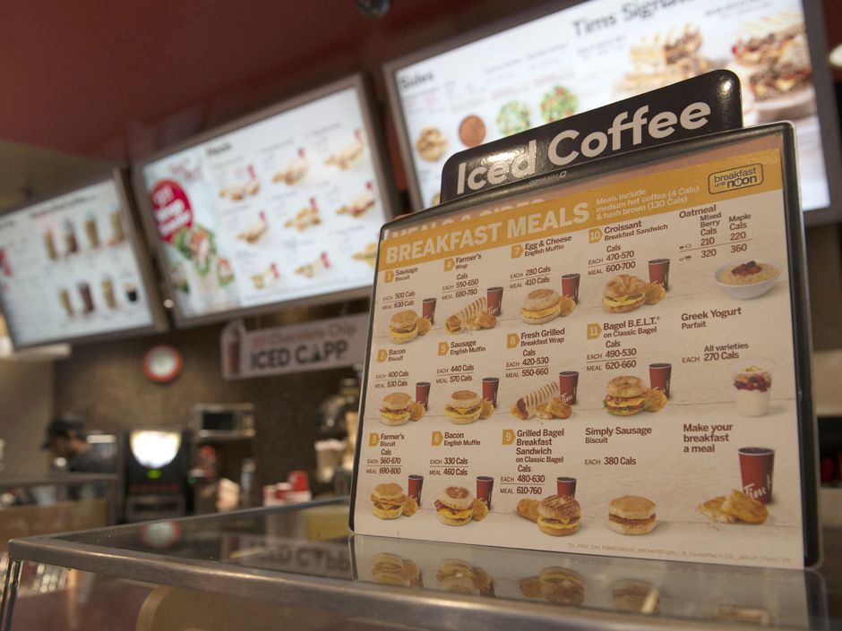 Tim Hortons Delivery Menu, Order Online