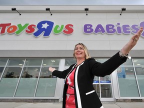 Melanie Teed-Murch, President of Toys"R"us and Babies "R"us, shows off the South Barrie location, which features the toy chains new experiential concept which moves customers away from their old warehouse feel.