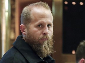 FILE - In this Nov. 15, 2016 file photo, Brad Parscale, who was the Trump campaign's digital director, waits for an elevator at Trump Tower in New York. President Donald Trump has named former digital adviser Brad Parscale as campaign manager of his 2020 re-election campaign. A company run by former officials at Cambridge Analytica, the political consulting firm brought down by a scandal over how it obtained Facebook users' private data, has quietly been working for President Donald Trump's 2020 re-election effort, The Associated Press has learned. The AP confirmed that at least four former Cambridge Analytica employees are affiliated with Data Propria, a new company specializing in voter and consumer targeting work similar to Cambridge Analytica's efforts before its collapse.