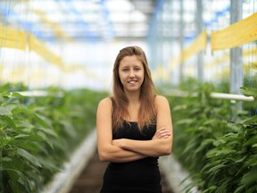 Lauren Rathmell, is co-founder of Lufa Farms, a Montreal-based company growing produce on rooftop greenhouses.