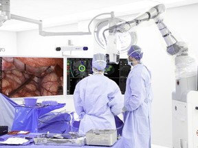 Synaptive Medical's Modus V™, a digital robotic microscope, is the cornerstone of the company's automated robotic and imaging technology and sets a new standard for visual accuracy during surgery. The device also advances minimally invasive cranial and spine procedures.