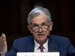 Federal Reserve Board Chair Jerome Powell testifies before the Senate Committee on Banking, Housing, and Urban Affairs on 'The Semiannual Monetary Policy Report to the Congress', at Capitol Hill in Washington on Tuesday, July 17, 2018.