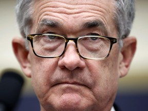 Federal Reserve Board Chair Jerome Powell listens during a House Committee on Financial Services hearing, Wednesday, July 18, 2018, on Capitol Hill in Washington.