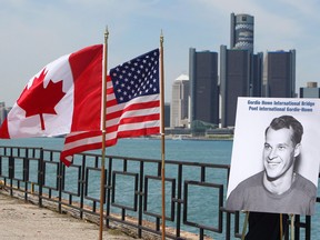 Plans for the Gordie Howe International Bridge were unveiled on the waterfront in Windsor, in May 2015.