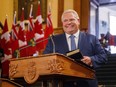 Ontario Premier Doug Ford says his government will officially begin winding down all green programs funded through the province's cap-and-trade system.