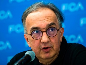 Fiat Chrysler said Sergio Marchionne, 66, suffered complications from shoulder surgery last month that meant he could not resume his duties.
