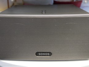 A Sonos wireless speaker. Sonos' products are distributed in over 50 countries and 55 per cent of the total revenue in fiscal 2017 was from outside the United States.