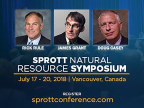 The Sprott Natural Resource Symposium at the Fairmont Hotel Vancouver