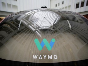 A Waymo self-driving car.