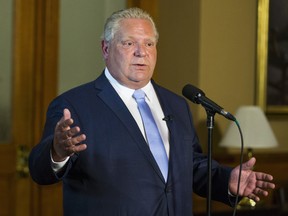 Ontario Premier Doug Ford plans to cancel government renewable-energy contracts and carbon-permit programs.