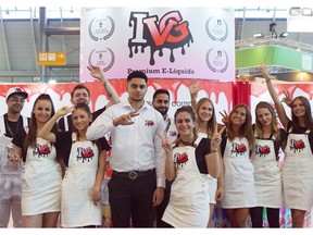 IVG Premium E-Liquids Team at the World's Biggest Vape Exhibition