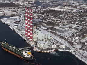 The Tufts Cove Generating Station is seen on Friday, Jan.19, 2018. Nova Scotia Power now says an oil leak at its Tufts Cove generating station involved 19,300 more litres of oil than originally disclosed.