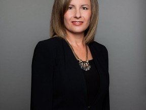 Maria Soklis, president of Cox Automotive Canada, is shown in this undated handout photo. Soklis remembers feeling ostracized by her co-workers early in her career for speaking up about "aggressive" sexual harassment until more allegations by others involving the same person later came to light.