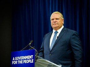 Ontario Premier Doug Ford. The Ford government is correct to scrap the basic income initiative and instead focus on reforming the province’s income-support system to better enable and support paid work.