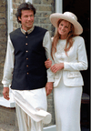 Imran Khan and London socialite Gemima Goldsmith on their wedding day in 1995.