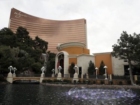 FILE - In this Feb. 19, 2018, file photo, Wynn Las Vegas is pictured in Las Vegas. The board of directors of Las Vegas-based Wynn Resorts is undergoing more changes. The casino operator on Monday, Aug. 6, 2018, announced industry veteran Phil Satre has been named vice chairman of the board and will become its chairman in the coming months.