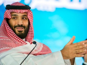 Saudi Crown Prince Mohammed bin Salman. Diversifying the biggest Arab economy away from oil is central to the government's Vision 2030 program.