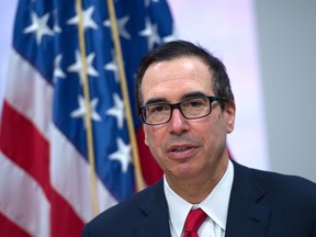 U.S. Treasury Secretary Steve Mnuchin said he did not anticipate there would be a lot of sticking points in NAFTA talks with Canada.