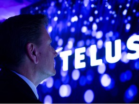 Telus chief executive Darren Entwistle expects moderated revenue growth to continue in wireless due to competition fuelled by larger data buckets and extra gigabyte promotions.