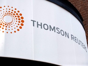 Thomson Reuters says it is offering to buy back up to US$9 billion of its outstanding common shares, representing about 31 per cent of its issued and outstanding shares.