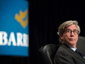 Barrick Gold Executive Chairman John Thornton at the company's AGM in 2016.