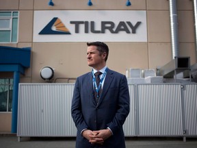 Tilray President Brendan Kennedy is photographed at the company's head office in Nanaimo, B.C., in 2017.