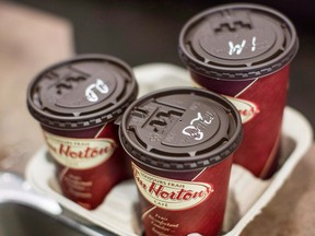 Tim Hortons is also piloting new cup lids at six locations.