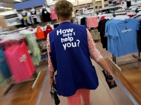 Comparable sales at U.S. Walmart stores rose 4.5 per cent in the three months ended in July, the company said Thursday, more than double analysts' estimates.