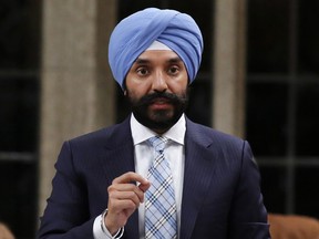 Innovation, Science and Economic Development Minister Navdeep Bains oversees the supercluster initiative.