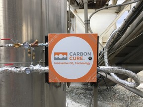 CarbonCure Technologies is working on ways to use carbon dioxide in concrete.
